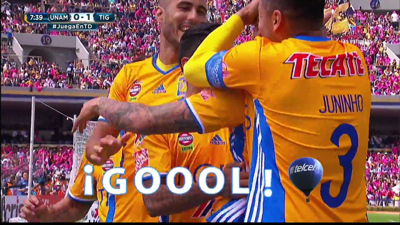 Resumen del Partido Pumas 1- 3 Tigres Jornada 14 Apertura 2016