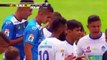 17-year-old player gets a red card in his debut and the players of the opposing team try to console him