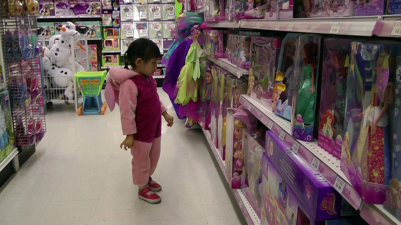 Girl Trying The Dolls*