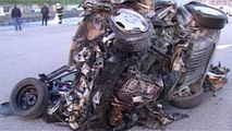 Aksident i rëndë në autostradën Tiranë-Durrës, 4 viktima - Top Channel Albania - News - Lajme