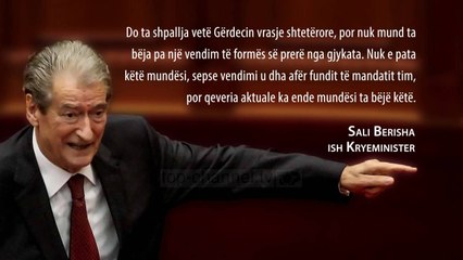 Berisha: Gërdeci, vrasje shtetërore - Top Channel Albania - News - Lajme