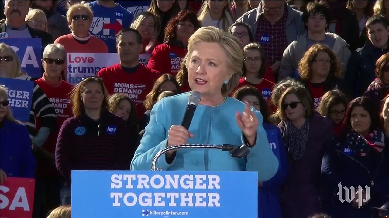 Clinton slams Trump for tweet about Mosul