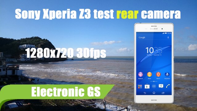Sony Xperia Z3 test rear camera 720P 30fps