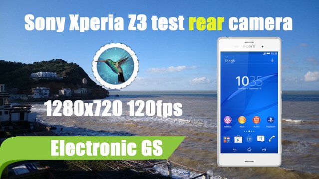 Sony Xperia Z3 test rear camera 720P 120fps