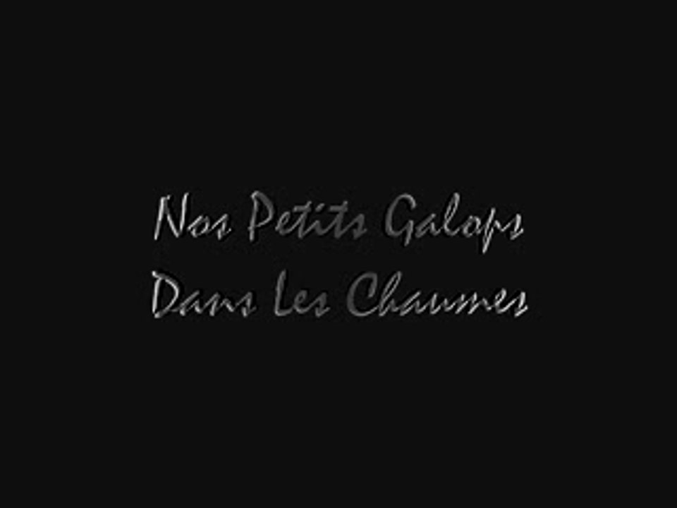 Galops dans les chaumes