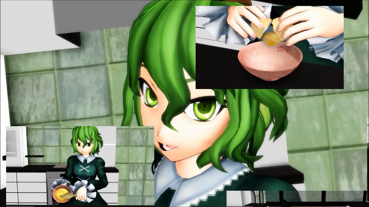 Touhou MMD--cocinando con Tojiko--Sub Español