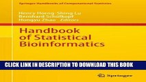 [Free Read] Handbook of Statistical Bioinformatics (Springer Handbooks of Computational