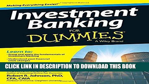 [PDF] Investment Banking For Dummies Download online