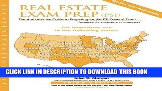 Read Now Real Estate Exam Prep (PSI): The Authoritative Guide to Preparing for the PSI General