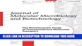 [Free Read] The Bioinformatic Study of Transmembrane Molecular Transport Free Online