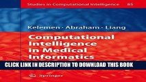 [Free Read] Computational Intelligence in Medical Informatics Free Online