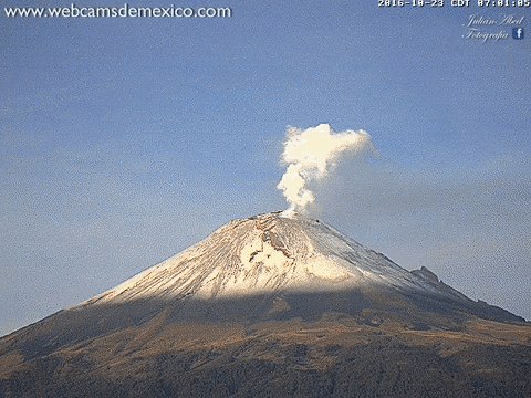 New Eruption From Mexico's Popocatepetl Volcano