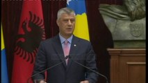 Nishani pret homologun kosovar, Hashim Thaçi - Top Channel Albania - News - Lajme