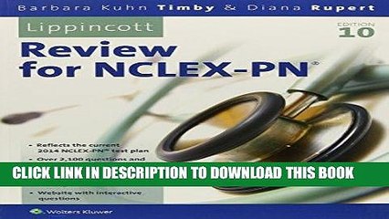 [New] Ebook Lippincott s Review for NCLEX-PN (Lippincott s State Board Review for Nclex-Pn) Free