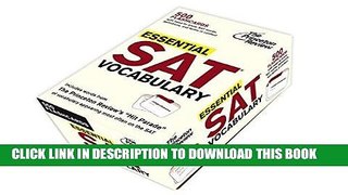 Read Now Essential SAT Vocabulary (flashcards): 500 Flashcards with Need-to-Know SAT Words,
