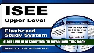 Read Now ISEE Upper Level Flashcard Study System: ISEE Test Practice Questions   Review for the