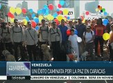 Participan venezolanos en la Caminata por la paz