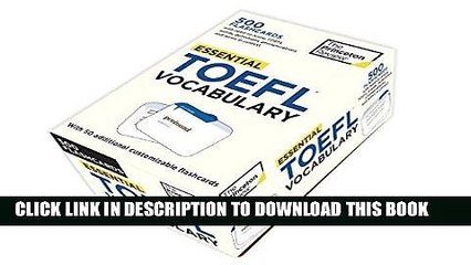 Read Now Essential TOEFL Vocabulary (flashcards): 500 Flashcards with Need-to-Know TOEFL Words,