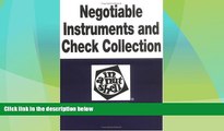 Big Deals  Negotiable Instruments   Check Collection in a Nutshell (In a Nutshell (West