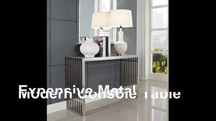Modern console table