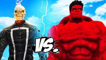 RED HULK VS GHOST RIDER (Robbie Reyes) - EPIC BATTLE