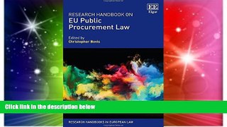 Must Have  Research Handbook on EU Public Procurement Law (Research Handbooks in European Law