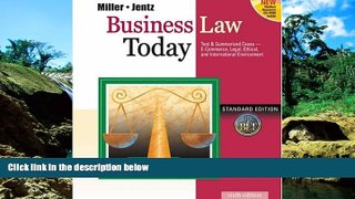 READ FULL  Business Law Today, Standard Edition  READ Ebook Full Ebook