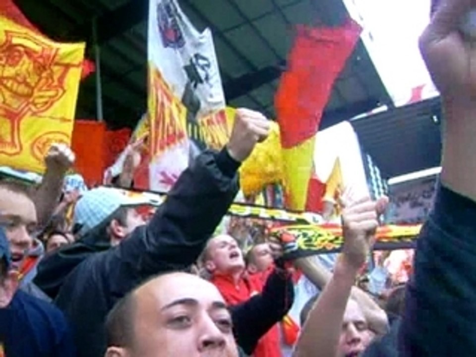 ambiance d'avant match lens valencienne tigers