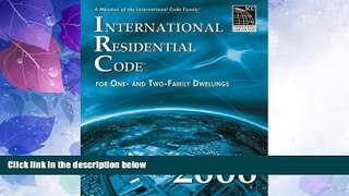 Big Deals  International Residential Code for One- and Two-Family Dwellings 2006  Best Seller