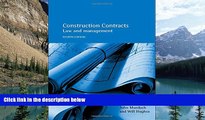 Big Deals  Construction Contracts: Law and Management  Full Ebooks Best Seller