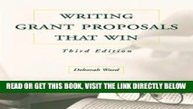 [PDF] FREE Writing Grant Proposals That Win [Download] Full Ebook