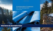 Big Deals  Construction Contracts: Law and Management  Best Seller Books Most Wanted