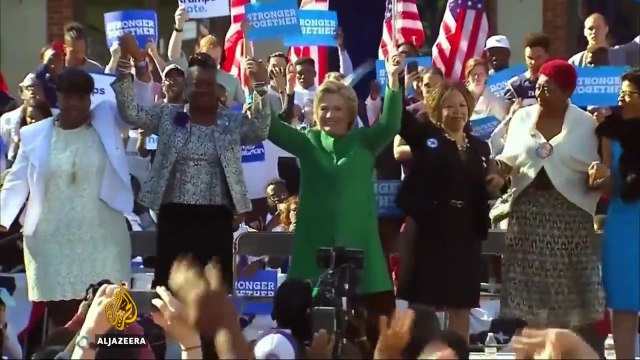 US election 2015: Hillary Clinton courts black voters