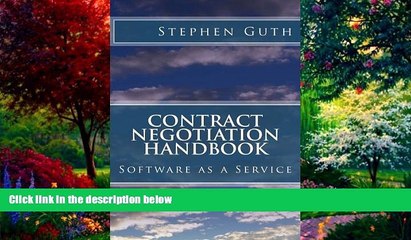 Books to Read  Contract Negotiation Handbook: Software as a Service  Best Seller Books Best Seller