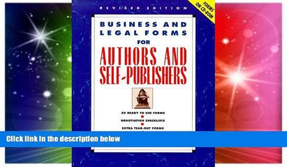 Must Have  Business and Legal Forms for Authors and Self-Publishers (Business   Legal Forms for