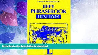GET PDF  Jiffy Phrasebook Italian  PDF ONLINE