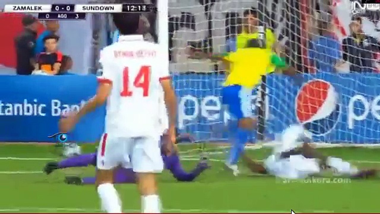 ملخص مباراة الزمالك وصن داونز 1-0 _ 23-10-2016 _