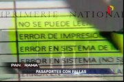 Revelan errores en los pasaportes biométricos