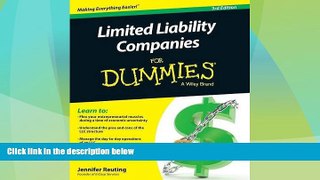 Big Deals  Limited Liability Companies For Dummies  Best Seller Books Most Wanted