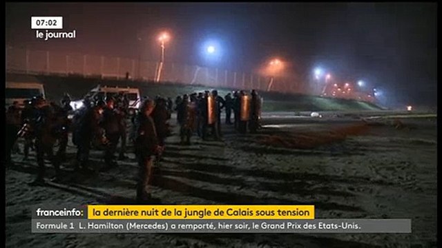 Démantèlement de la Jungle : Des migrants sont arrivés vers 6 heures au point de rassemblement fixé par les autorités