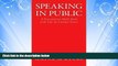 Popular Book Speaking in Public: A Presentation Skills Book