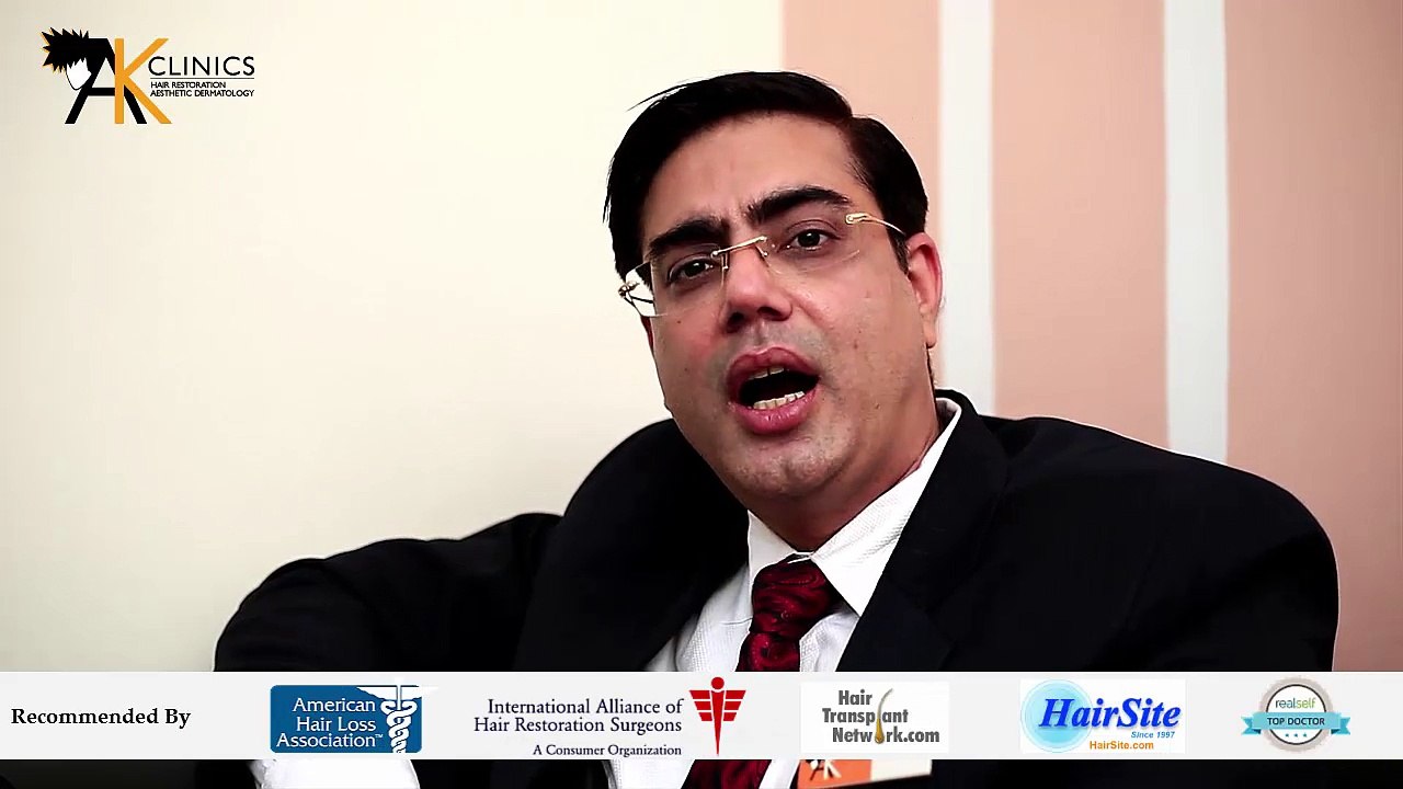 How soon Hair Transplant hair start growing back and take time grow : AKClinics