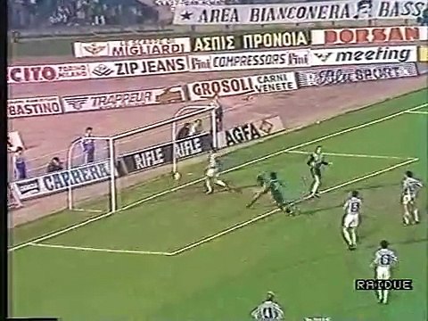 04.11.1987 - 1987-1988 UEFA Cup 2nd Round 2nd Leg Juventus 3-2 Panathinaikos FC