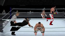 aj styles rey mysterio vs john cena kane tag team match