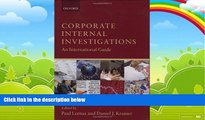 Big Deals  Corporate Internal Investigations: An International Guide  Best Seller Books Most Wanted