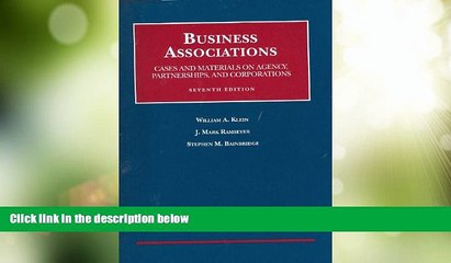 Big Deals  Business Associations, Cases and Materials on Agency, Partnerships, and Corporations,