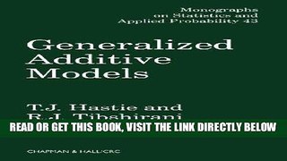 Ebook Generalized Additive Models (Chapman   Hall/CRC Monographs on Statistics   Applied
