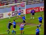 04.03.1992 - 1991-1992 UEFA Cup Winners' Cup Quarter Final 1st Leg Atletico Madrid 3-2 Club Brugge