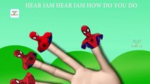 Finger Family Spider Man | Spider Man Crazy Cartoon Animation Nursery Rhymes & Songs in 3D