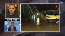 Ora News - Përmbytet Shëngjini, evakuohen disa familje